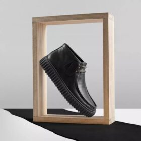 Bottines Torhill Hi en cuir noir pour homme