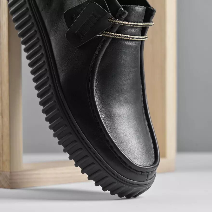 Bottines Torhill Hi en cuir noir pour homme Bottines Torhill Hi en cuir noir pour homme