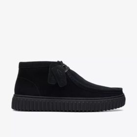 Bottines Torhill Hi en daim noir