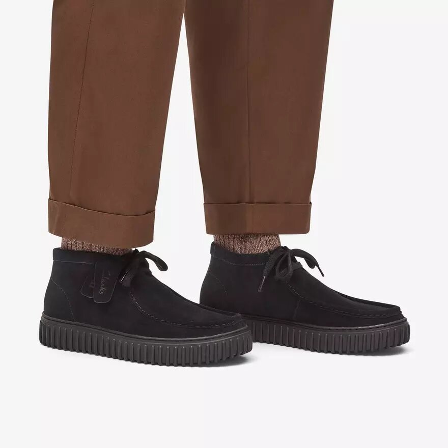 Bottines Torhill Hi en daim noir Bottines Torhill Hi en daim noir