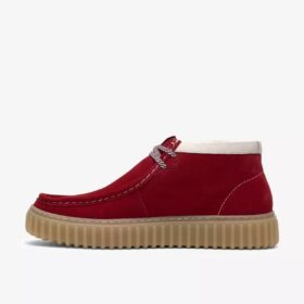 Bottines Torhill Hi en daim rouge pour homme