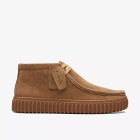 Bottines Torhill Hi en daim sable foncé