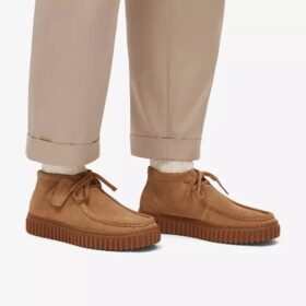 Bottines Torhill Hi en daim sable foncé