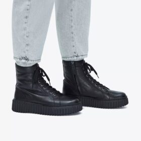 Bottines Torhill Rise en cuir noir pour femme (tailles américaines)