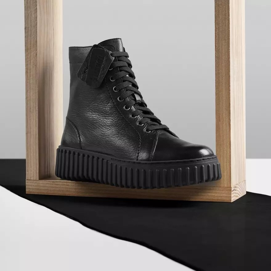 Bottines Torhill Rise en cuir noir pour femme (tailles américaines) Bottines Torhill Rise en cuir noir pour femme (tailles américaines)