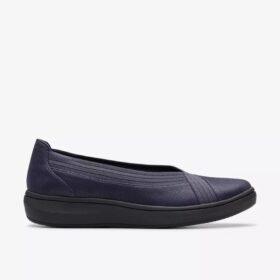 Breezesky Air pour femme, chaussures à enfiler en textile bleu marine