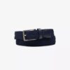 Ceinture en tissu tressé bleu marine – Ceintures pour hommes Ceinture en tissu tressé bleu marine – Ceintures pour hommes