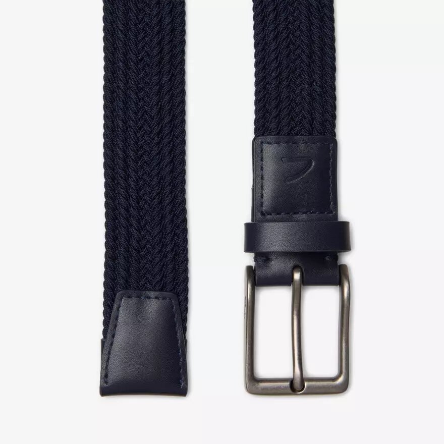 Ceinture en tissu tressé bleu marine – Ceintures pour hommes Ceinture en tissu tressé bleu marine – Ceintures pour hommes