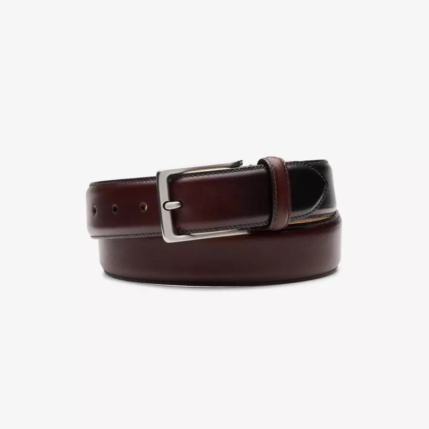 Ceinture habillée pour homme, finition brossée, US Ceinture habillée pour homme, finition brossée, US