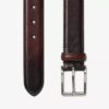 Ceinture habillée pour homme, finition brossée, US Ceinture habillée pour homme, finition brossée, US