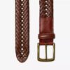 Ceinture tressée en cuir pour homme Ceinture tressée en cuir pour homme