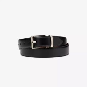 Ceintures réversibles noir/beige pour homme
