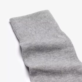 Chaussettes grises décontractées à col court