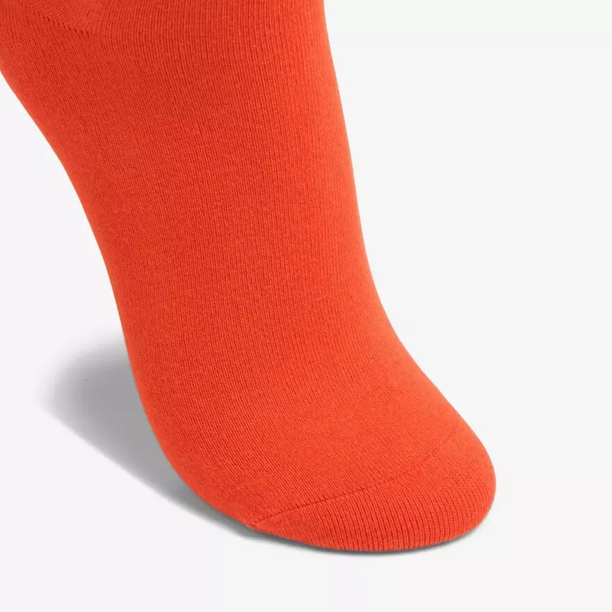 Chaussettes mi-longues unies pour femme, couleur orange Chaussettes mi-longues unies pour femme, couleur orange