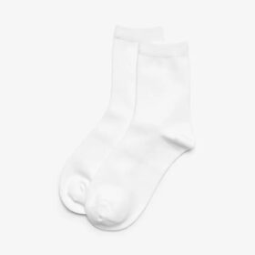 Chaussettes mi-mollet blanches