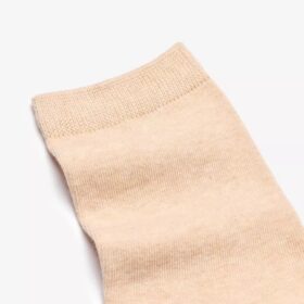 Chaussettes mi-mollet couleur avoine
