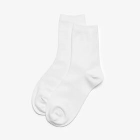 Chaussettes mi-mollet couleur crème