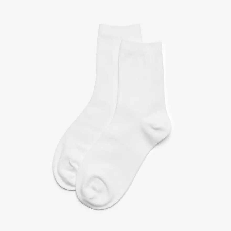 Chaussettes mi-mollet couleur crème Chaussettes mi-mollet couleur crème
