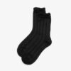 Chaussettes noires à volants Chaussettes noires à volants