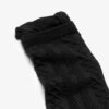 Chaussettes noires à volants Chaussettes noires à volants