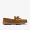 Chaussons Michel Rise cognac pour homme