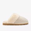 Chaussons « Stockinette » kaki pour femme Chaussons « Stockinette » kaki pour femme