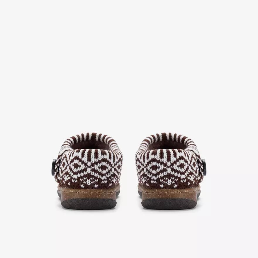 Chaussons Willowdean Sweater marron foncé pour femme Chaussons Willowdean Sweater marron foncé pour femme
