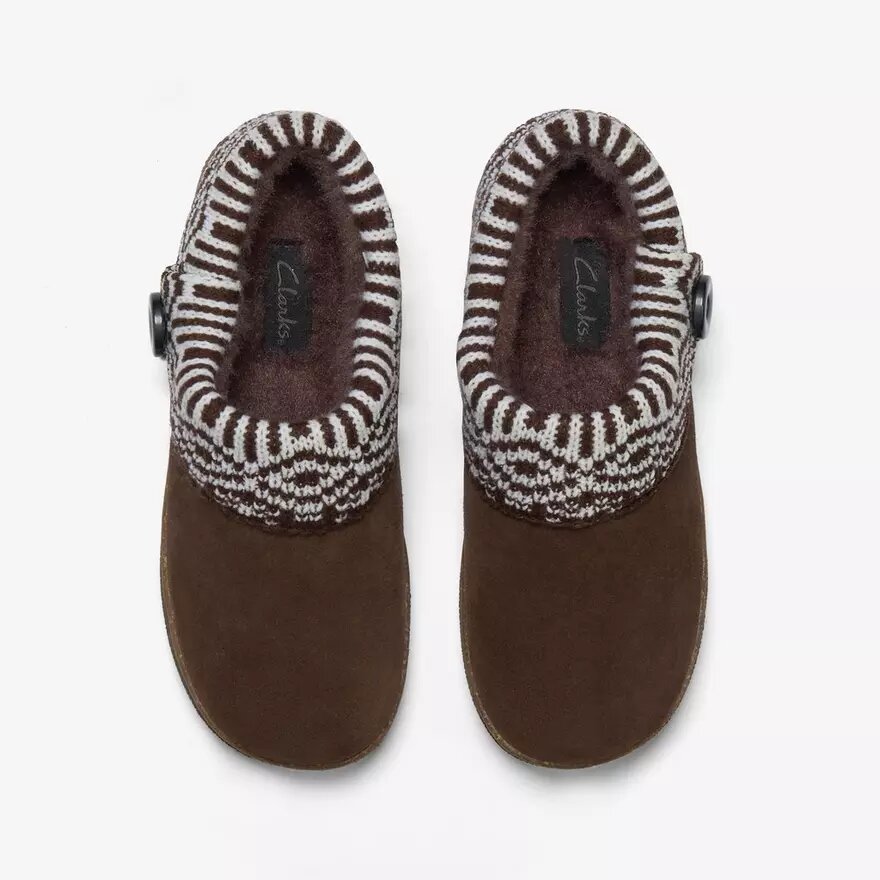 Chaussons Willowdean Sweater marron foncé pour femme Chaussons Willowdean Sweater marron foncé pour femme