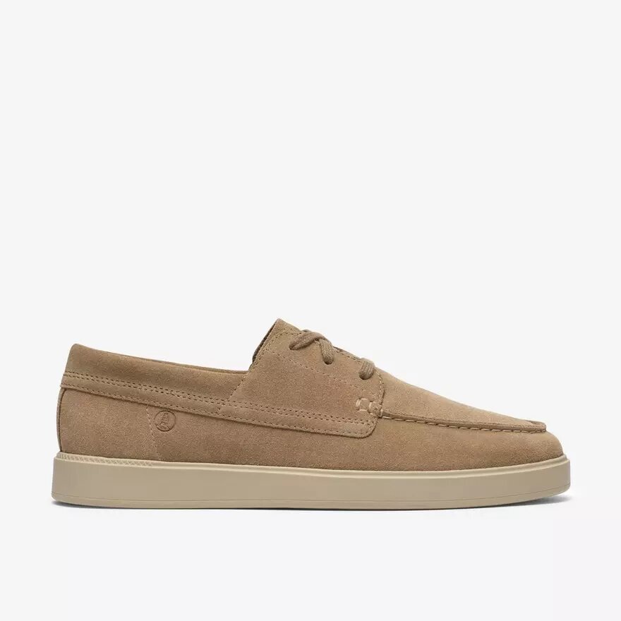 Chaussure bateau Lockford pour homme en daim sable foncé Chaussure bateau Lockford pour homme en daim sable foncé