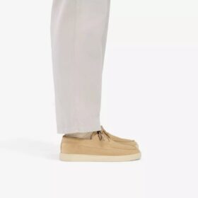 Chaussure bateau Lockford pour homme en daim sable foncé