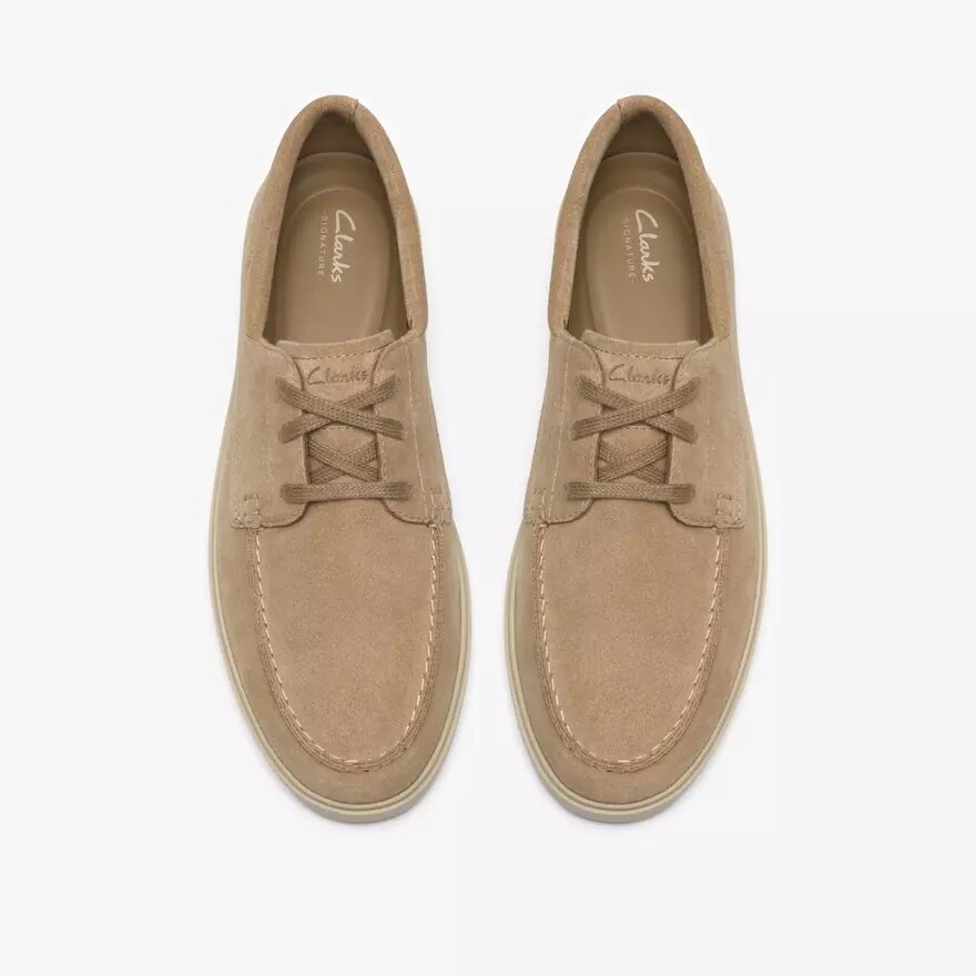 Chaussure bateau Lockford pour homme en daim sable foncé Chaussure bateau Lockford pour homme en daim sable foncé