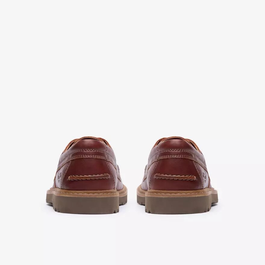 Chaussure bateau Weltridge Moc pour homme en cuir brun foncé Chaussure bateau Weltridge Moc pour homme en cuir brun foncé
