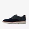 Chaussure derby Brantin Plain en tricot bleu marine pour homme Chaussure derby Brantin Plain en tricot bleu marine pour homme