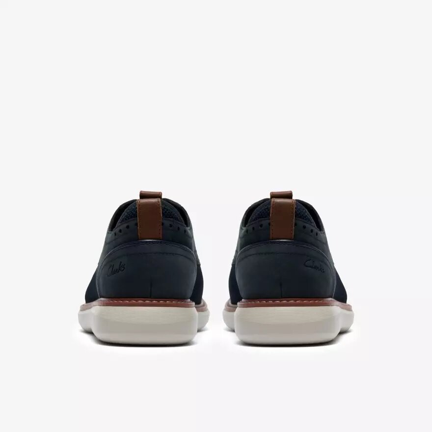 Chaussure derby Brantin Plain en tricot bleu marine pour homme Chaussure derby Brantin Plain en tricot bleu marine pour homme