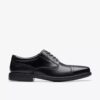 Chaussure Richelieu Dresslite Cap en cuir noir pour homme Chaussure Richelieu Dresslite Cap en cuir noir pour homme
