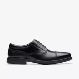 Chaussure Richelieu Dresslite Cap en cuir noir pour homme