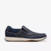Chaussures bateau à enfiler Sailview Step pour homme, en nubuck bleu marine Chaussures bateau à enfiler Sailview Step pour homme, en nubuck bleu marine