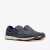 Chaussures bateau à enfiler Sailview Step pour homme, en nubuck bleu marine Chaussures bateau à enfiler Sailview Step pour homme, en nubuck bleu marine