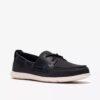 Chaussures bateau Flexway 2Eye pour homme en nubuck bleu marine Chaussures bateau Flexway 2Eye pour homme en nubuck bleu marine