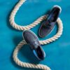 Chaussures bateau Flexway 2Eye pour homme en nubuck bleu marine Chaussures bateau Flexway 2Eye pour homme en nubuck bleu marine