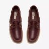Chaussures bateau Godney pour femme. Chaussures bateau en cuir beige britannique Chaussures bateau Godney pour femme. Chaussures bateau en cuir beige britannique