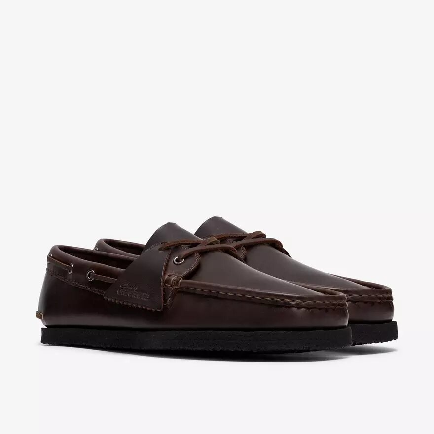 Chaussures bateau Godney pour homme en cuir marron Chaussures bateau Godney pour homme en cuir marron