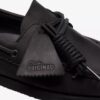 Chaussures bateau Godney pour homme en cuir noir Chaussures bateau Godney pour homme en cuir noir