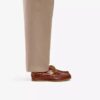 Chaussures bateau à lacets Charmouth pour homme en cuir beige