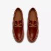 Chaussures bateau à lacets Charmouth pour homme en cuir beige