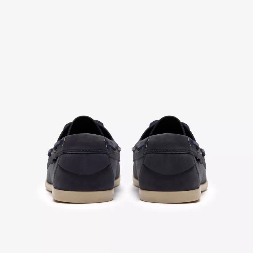 Chaussures bateau à lacets Charmouth pour homme en nubuck bleu marine Chaussures bateau à lacets Charmouth pour homme en nubuck bleu marine