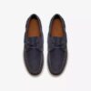 Chaussures bateau à lacets Charmouth pour homme en nubuck bleu marine Chaussures bateau à lacets Charmouth pour homme en nubuck bleu marine