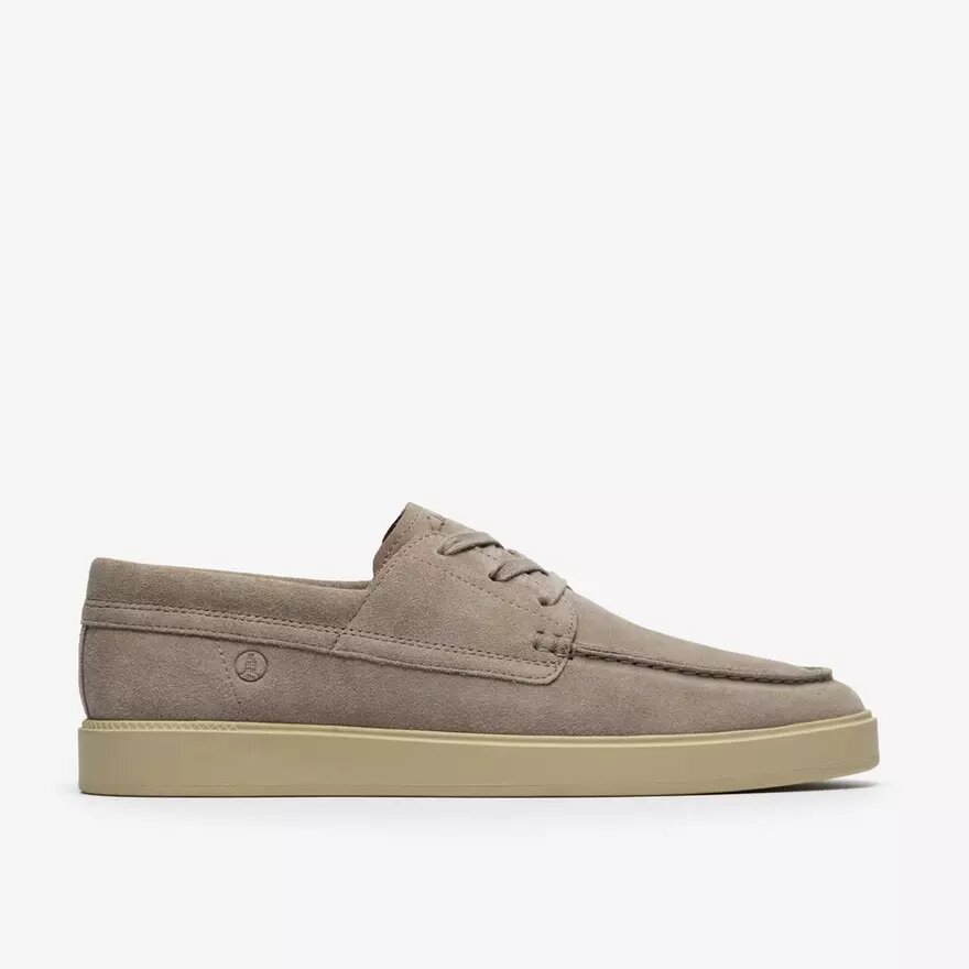 Chaussures bateau Lockford pour homme en daim gris Chaussures bateau Lockford pour homme en daim gris