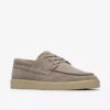 Chaussures bateau Lockford pour homme en daim gris Chaussures bateau Lockford pour homme en daim gris