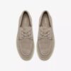 Chaussures bateau Lockford pour homme en daim gris Chaussures bateau Lockford pour homme en daim gris